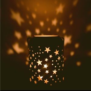 ARTISAN DIRECT MILKY WAY LANTERN GOLD PLATED STEEL CANDLE HOLDER NEW IN BOX